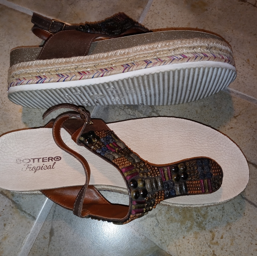 Bottero Leather Brazilian Sandals